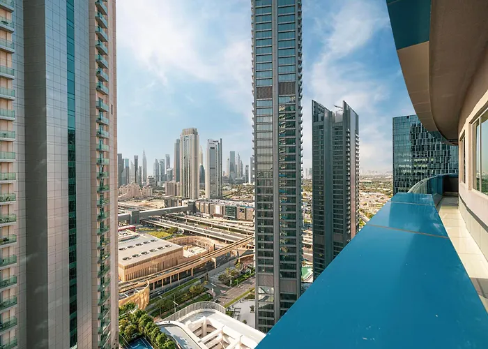 Damac Maison Mall Street 3 Bedroom Burj Khalifa View With Gym And Pool 1 Minute Walk To Dubai Mall