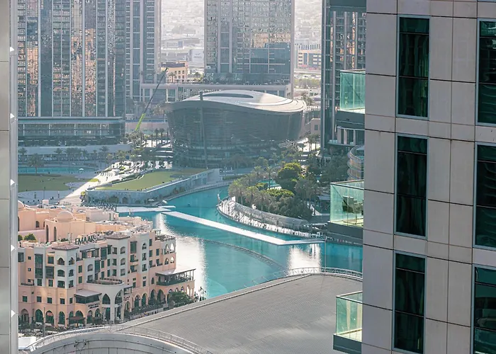 Damac Maison Mall Street 3 Bedroom Burj Khalifa View With Gym And Pool 1 Minute Walk To Dubai Mall